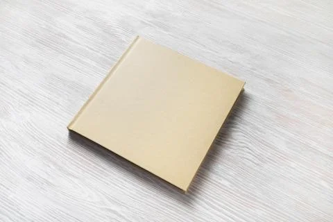 Closed blank book Stock Photos