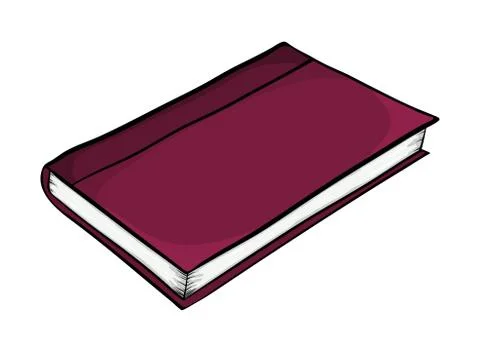 Closed book cartoon vector symbol icon design. Beautiful illustration isolate Stock Illustration