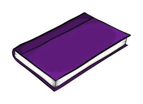 Closed book cartoon vector symbol icon design. Beautiful illustration isolate Stock Illustration
