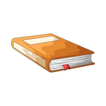 Closed book illustration Stock Illustration