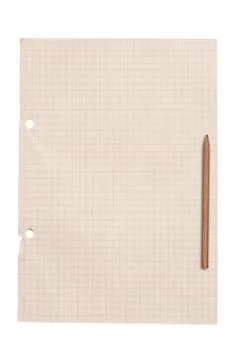 Closed book on white background. Stock Photos