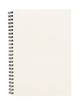 Closed book on white background. Stock Photos