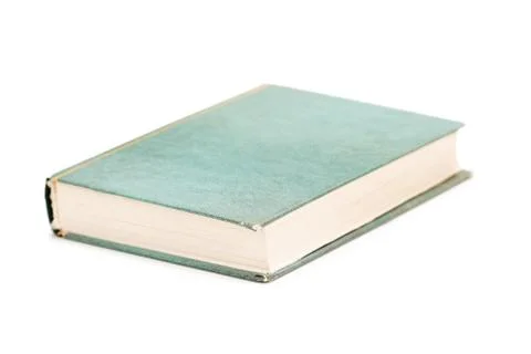 Closed book on white Stock Photos