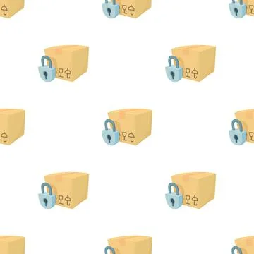 Closed box pattern seamless vector 스톡 일러스트