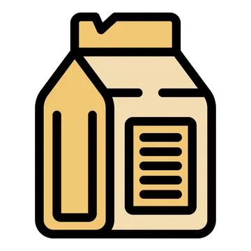 Closed cardboard eco friendly package with blank label for easy branding Illustration