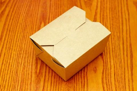 Closed carton box Stock Photos