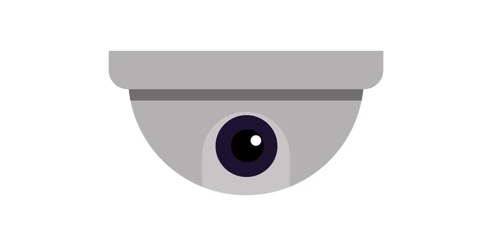 Closed circuit camera vector. free space for text. wallpaper. Stock Illustration