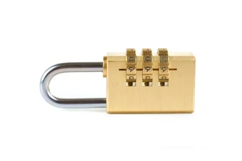 Closed code lock Stock Photos
