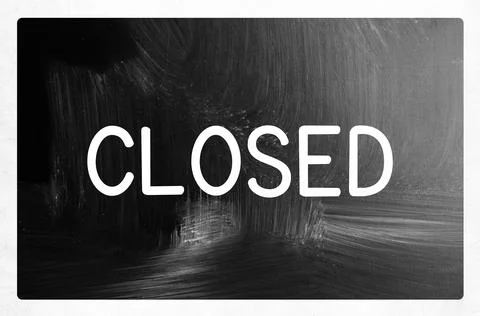 Closed concept Stock Photos
