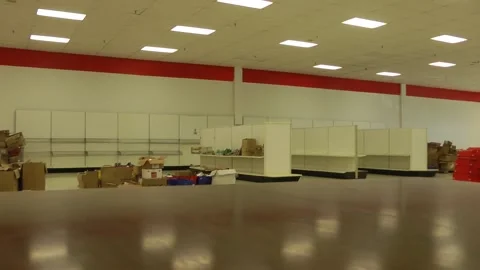 Closed department store going out of business 1 Stock Footage 131666728