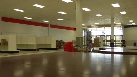 Closed department store going out of business 2 Stock Footage 131666754