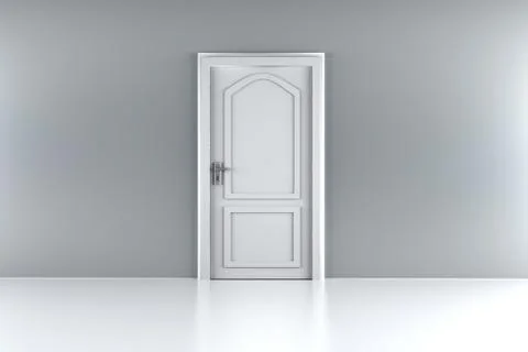 Closed door Ilustración de archivo