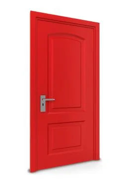 Closed door Stock Illustration