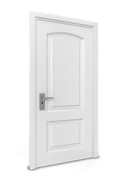 Closed door Stock Illustration