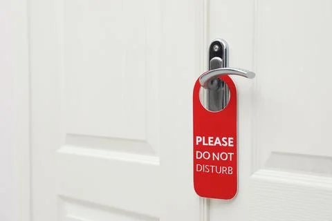 Please close the door sign collection Royalty Free Vector