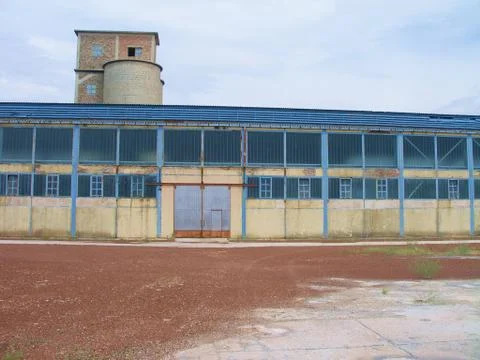 Closed down factory Stock Photos