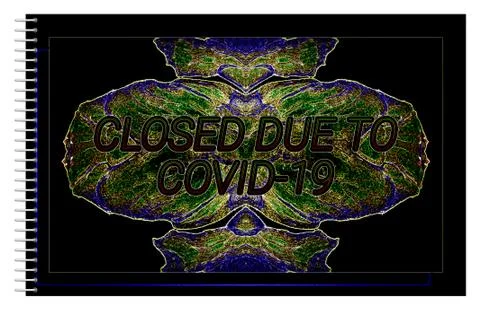 Closed due to COVID-19 Stock Illustration