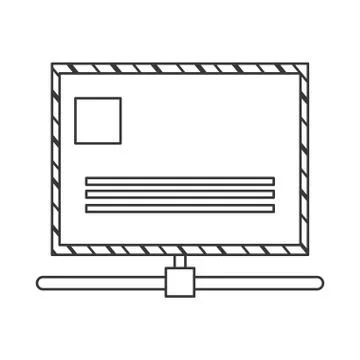 Closed envelope icon Stock Illustration