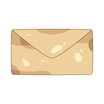 Closed envelope Illustrazione stock