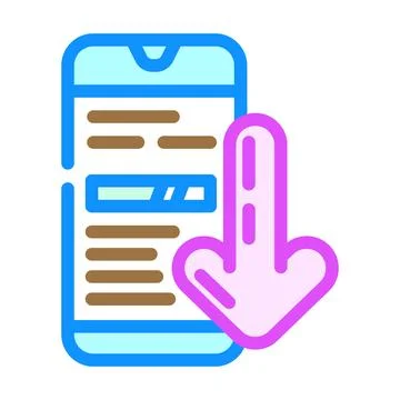 Closed envelope message loading color icon vector illustration Ilustración de archivo