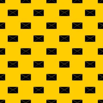 Closed envelope pattern vector Stock Illustration