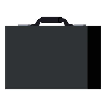 Closed executive briefcase symbolizing business and finance Stock Illustration