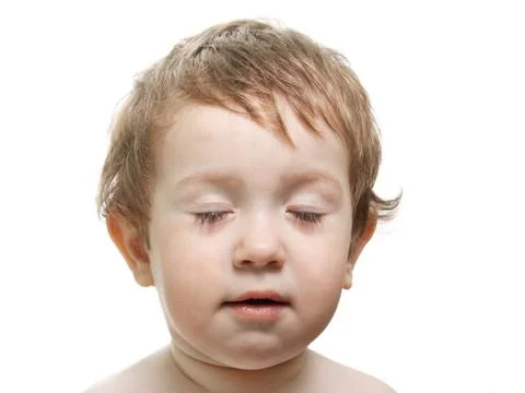 Closed eyes Stock Photos