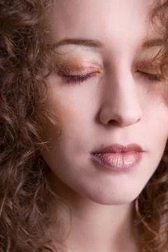Closed eyes Stock Photos