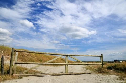 Closed fence 스톡 사진