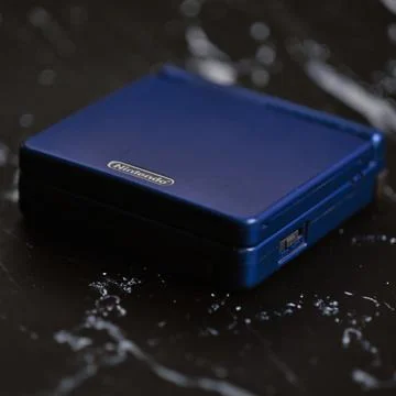 Closed Gameboy Advance SP Front Stock Photos