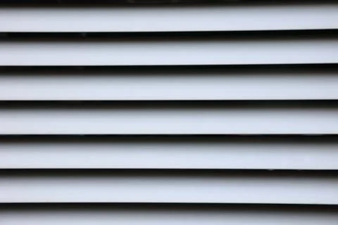Closed gray blinds industrial pattern Stock Photos
