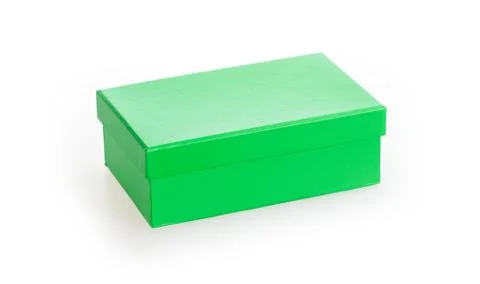 Closed green box Stock Photos