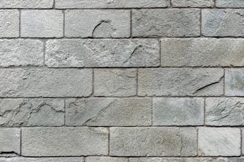 Closed up grey brick wall texture. Foto stock