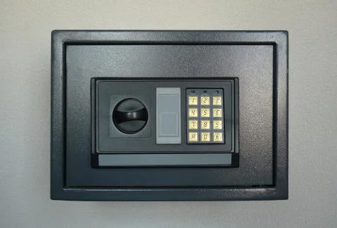 Closed home safe Stock Photos