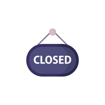 Closed icon. vector illustration Stock Illustration