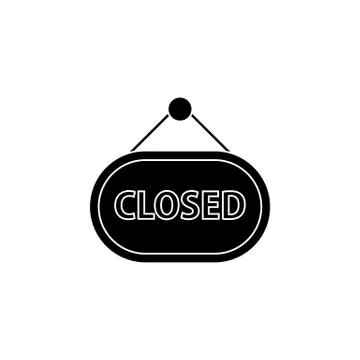 Closed icon. vector illustration Stock Illustration