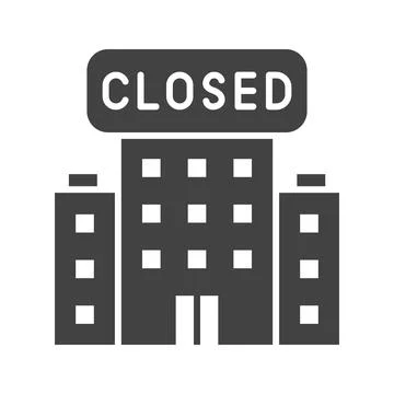 Closed icon vector image. Stock Illustration