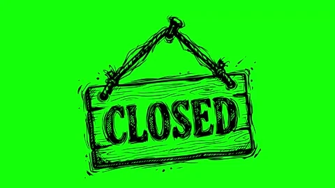 Closed label line boil effect animation Stock Footage 340026095