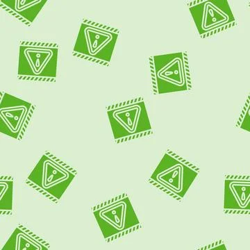 Closed maintenance information glyph vector seamless pattern 스톡 일러스트