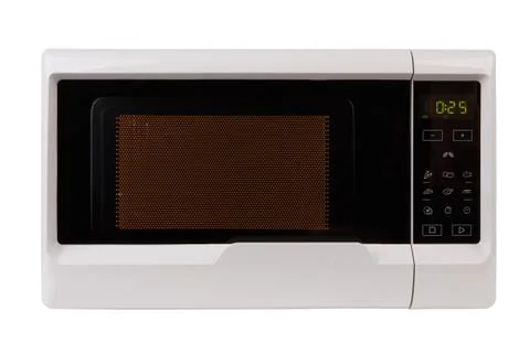 Closed microwave isolated Foto stock
