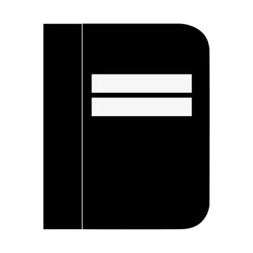 Closed notebook cover , vector illustration Stock Illustration