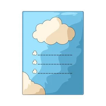 Closed notebook illustration Stock Illustration