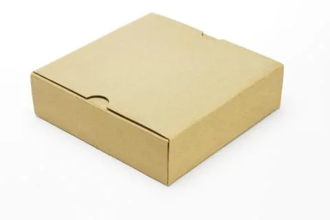Closed paper box Stock Photos