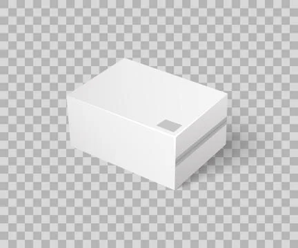 Closed Parcel Icon Vector Rectangular Package Box Stock Illustration