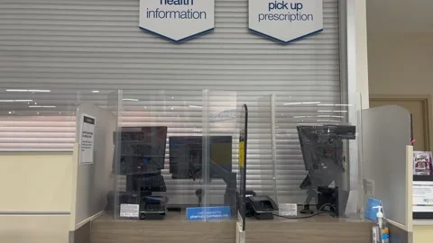 Closed pharmacy Stock-Footage 235206906