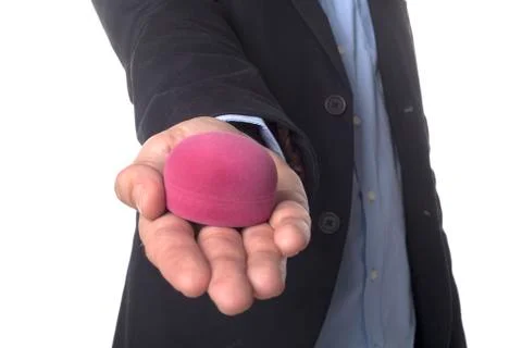 Closed Pink Box Stock Photos