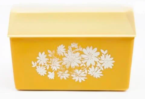 Closed plastic recipe box Stock Photos