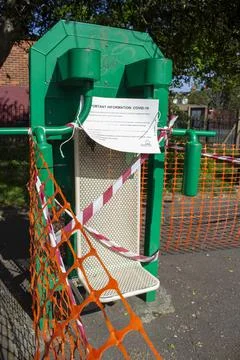 Closed playground Stock Photos
