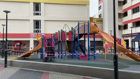 CLOSED PUBLIC PLAYGROUND 動画素材 133122236