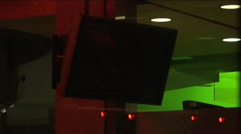 Closed Restaurant Screen Error Stock Footage 99461